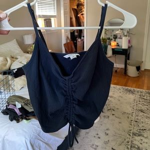 super cute cropped tank top